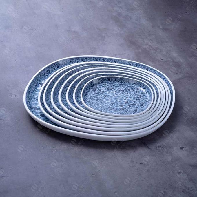 HS 3924100000 Odorless Melamine Plate Set With Decals