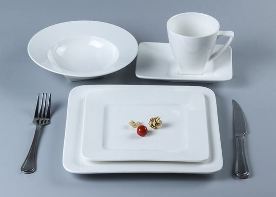 FDA Certificated Versatile 20pc Square Ceramic Dinner Set