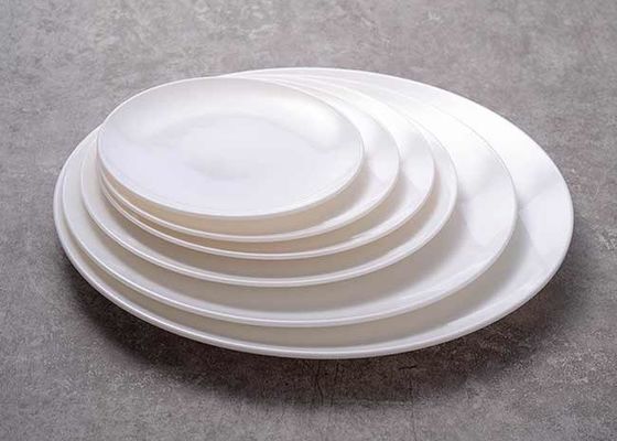 OEM ODM 8.5" 10.5" 12.25" Round Melamine Dinner Plates