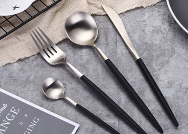 Odorless Portugal 24pcs Stainless Silverware Sets