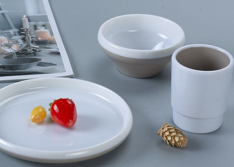 SGS Approved Eco Friendly Hand Polished Melamine Dinnerware Set