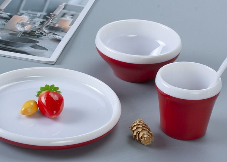 SGS Approved Eco Friendly Hand Polished Melamine Dinnerware Set