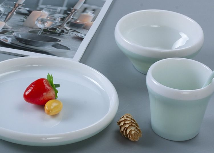 SGS Approved Eco Friendly Hand Polished Melamine Dinnerware Set