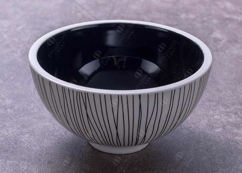 Matte White Round 4.5'' Porcelain Rice Bowl Microwave Safe