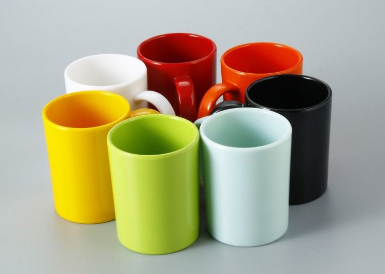 Low Breakage Various Colors 350ml Melamine Coffee Mugs
