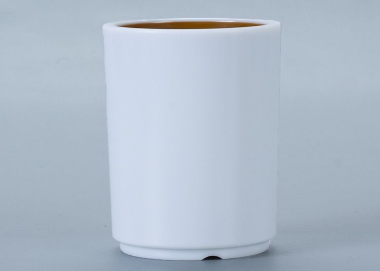 Two Tone Color 180cc Straight Melamine Cups Mugs Without Handle