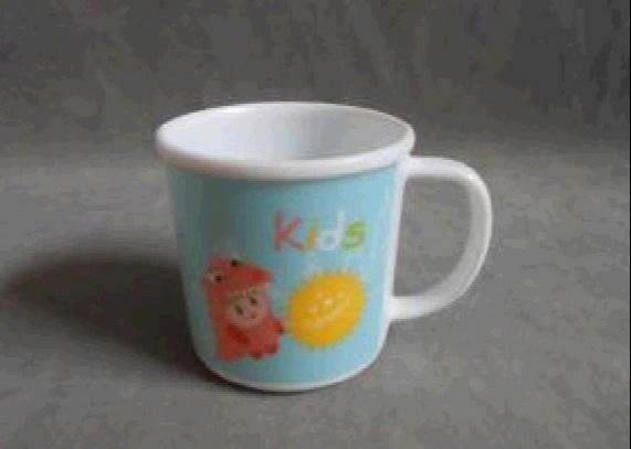 Customized Logo 150cc 160cc Animation Kids Melamine Mugs