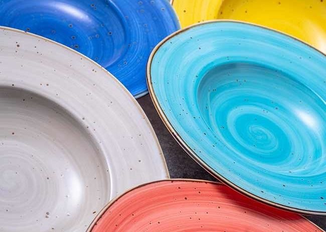 OEM ODM Available Multicolor 10.75 Inch Deep Soup Plate